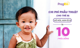 Ph&#225;t động chiến dịch &quot;Y&#234;u con, mẹ chọn PregEU&quot; - mang nụ cười tới cho trẻ hở m&#244;i, h&#224;m ếch