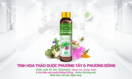 Sống khỏe chủ động với Nước uống hỗ trợ thải độc gan từ Kế sữa, Actiso v&#224; c&#225;c thảo dược