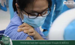 Số ca mắc tăng cao, TP.HCM tiến h&#224;nh ti&#234;m vaccine COVID-19 xuy&#234;n lễ 30/4-1/5