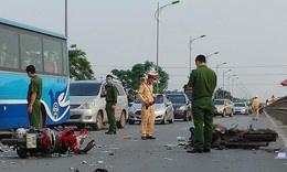 Xe m&#225;y &#39;&#39;đấu đầu&#39;&#39; tr&#234;n quốc lộ 1A l&#224;m hai người tử vong
