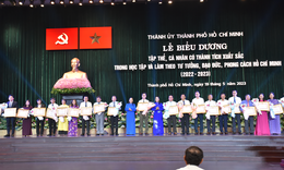 TP.HCM biểu dương 302 gương điển hình tiêu biểu trong học tập và làm theo tư tưởng, đạo đức, phong cách Hồ Chí Minh