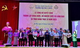 Trường Đại học Y Dược của ĐH Quốc gia H&#224; Nội th&#224;nh lập khoa Dược