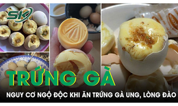 Nguy cơ ngộ độc khi ăn trứng gà ung, trứng lòng đào