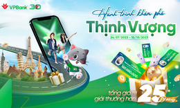 VPBank d&#224;nh tặng 25 tỷ đồng với h&#224;ng triệu qu&#224; tặng gi&#225; trị từ chương tr&#236;nh “H&#224;nh tr&#236;nh kh&#225;m ph&#225; thịnh vượng” mừng sinh nhật 30 năm