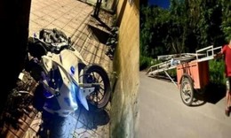 Đ&#226;m phải xe k&#233;o tự chế, nam thanh ni&#234;n tử vong