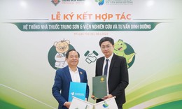 Trung Sơn Pharma hợp t&#225;c c&#249;ng Viện Nghi&#234;n cứu &amp; Tư vấn Dinh dưỡng