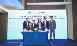 Sanofi tăng cường hợp t&#225;c chăm s&#243;c sức khỏe trẻ em 