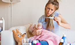 Bí quyết chăm bé bị cảm "nhàn tênh"