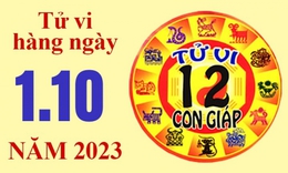 Tử vi 12 con gi&#225;p h&#244;m nay 1/10: Tuổi T&#253; đề cao cảnh gi&#225;c, tuổi Ngọ c&#243; cơ hội kiếm tiền