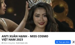 Vừa đăng quang, Hoa hậu Bùi Thị Xuân Hạnh bị lập nhóm phản đối 