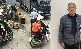 Camera an ninh ‘vạch mặt’ t&#234;n trộm tại khu chợ đ&#244;ng người