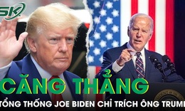 Tổng thống Joe Biden chỉ tr&#237;ch &#244;ng Donald Trump