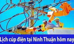 Lịch c&#250;p điện h&#244;m nay Thứ 5 ng&#224;y 14/11/2024 tại Ninh Thuận