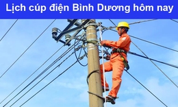 Lịch c&#250;p điện h&#244;m nay Thứ 3 ng&#224;y 19/11/2024 tại B&#236;nh Dương