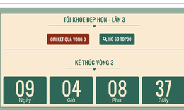 Ứng vi&#234;n T&#212;I KHỎE ĐẸP HƠN lưu &#253;: Gửi kết quả V&#242;ng 3 trước 24h00 ng&#224;y 17/12