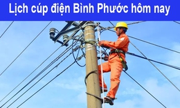 Lịch c&#250;p điện h&#244;m nay Thứ 5 ng&#224;y 19/12/2024 tại B&#236;nh Phước