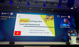 Công nghệ thay khớp háng giúp bệnh nhân xuất viện sau 24h