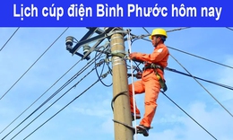 Lịch c&#250;p điện h&#244;m nay Chủ Nhật ng&#224;y 22/12/2024 tại B&#236;nh Phước