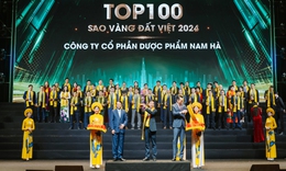 Dược Nam H&#224; tiếp tục được vinh danh Top 100 Sao V&#224;ng đất Việt 2024