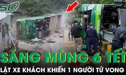 S&#225;ng m&#249;ng 6 Tết: Xe kh&#225;ch mất l&#225;i đ&#232; xe m&#225;y khiến 1 người tử vong, h&#224;ng chục người bị thương