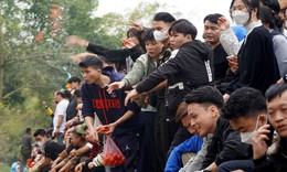 Độc đáo phiên chợ ném nhiều cà chua lên người để cầu tài lộc