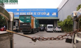 Kiểm tra ngẫu nhi&#234;n phương tiện vừa đăng kiểm tại H&#224; Nội