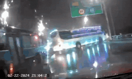 Thông tin mới nhất vụ xe khách mất lái chắn ngang đường Vành đai 3