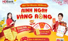 Bất ngờ tr&#250;ng 1 lượng v&#224;ng SJC khi mở t&#224;i khoản HDBank