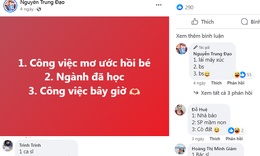 Cư d&#226;n mạng đua nhau ‘đu trend’ Ước mơ ng&#224;y b&#233; v&#224; c&#244;ng việc hiện tại