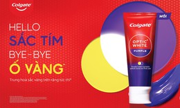 Ra mắt kem đ&#225;nh răng Colgate Optic White Purple