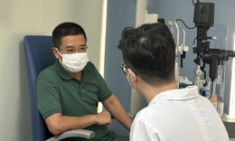 Nhiều bệnh nhân phát hiện mắc glôcôm tại chương trình khám tầm soát miễn phí của Bệnh viện Mắt Hà Nội cơ sở 2
