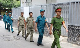 Từ 1/7 lực lượng an ninh, trật tự cơ sở được trang bị áo giáp, găng tay bắt dao