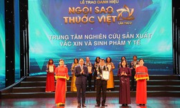 Lễ trao danh hiệu &quot;Ng&#244;i sao thuốc Việt&quot; lần thứ 2: T&#244;n vinh 18 doanh nghiệp v&#224; 68 sản phẩm thuốc xuất sắc nhất