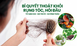 B&#237; quyết tho&#225;t khỏi rụng t&#243;c, h&#243;i đầu với bộ 3 dược liệu quen thuộc