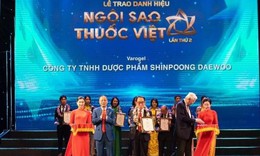 Ng&#244;i sao thuốc Việt lần 2 tiếp tục vinh danh sản phẩm của Shinpoong Pharma