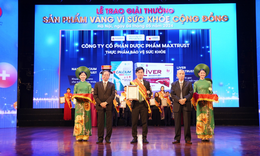 Sản phẩm vinh dự nhận giải thưởng Huy chương vàng vì sức khỏe cộng đồng