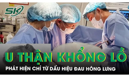 Đau vùng hông lưng trái phát hiện khối u thận to hiếm gặp
