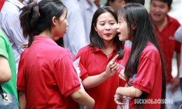Thí sinh tự tin bước vào thi môn Toán tốt nghiệp THPT