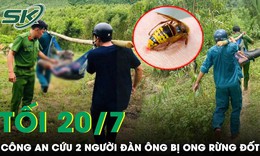 Tối 20/7: Giải cứu 2 người đ&#224;n &#244;ng nguy kịch do bị ong rừng đốt gần 100 vết