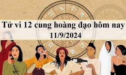 Tử vi 12 cung ho&#224;ng đạo h&#244;m nay 11/9/2024: Bảo B&#236;nh t&#237;ch cực, Thi&#234;n B&#236;nh lo lắng