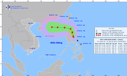 B&#227;o YAGI đang hướng v&#224;o Biển Đ&#244;ng với cường độ rất mạnh