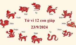 Tử vi 12 con gi&#225;p h&#244;m nay 23/9/2024: Th&#236;n nhiều tham vọng, Dần gặp kh&#243; khăn