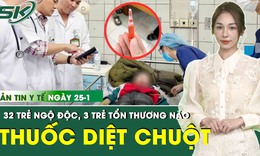 Bản tin Y tế: T&#236;nh h&#236;nh 32 trẻ ngộ độc thuốc diệt chuột đang điều trị tại BV Bạch Mai
