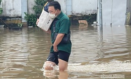 Hết mưa nhưng lũ tr&#234;n c&#225;c s&#244;ng vẫn ở mức b&#225;o động, ngập lụt nhiều nơi c&#242;n k&#233;o d&#224;i