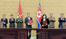 Lễ k&#253; kết c&#225;c văn kiện hợp t&#225;c song phương Việt Nam – Triều Ti&#234;n