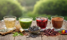 5 loại trà có nhiều chất chống oxy hóa độc đáo hơn trà xanh