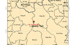 Quảng Ng&#227;i hứng 7 trận động đất li&#234;n tiếp chỉ trong hơn 2 giờ đồng hồ