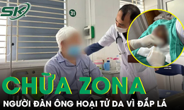 Đắp l&#225; chữa zona thần kinh, người bệnh su&#253;t mất mạng v&#236; hoại tử da đầu