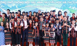 Thủ tướng Phạm Minh Chính dự Lễ khởi công trường học tại xã biên giới của Đà Nẵng