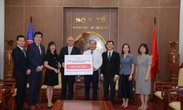 Tiếp nhận 1 tỷ đồng để hỗ trợ trẻ em c&#225;c tỉnh, th&#224;nh bị ảnh hưởng bởi b&#227;o, lũ